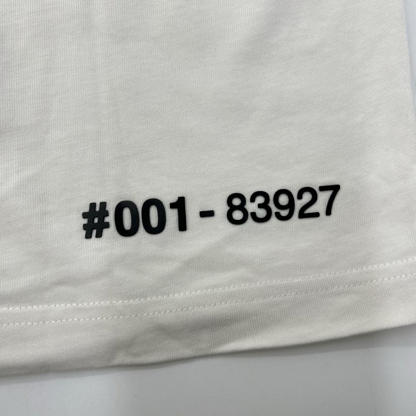 MONCLER 22 White Rubber Logo T-Shirt Size XL