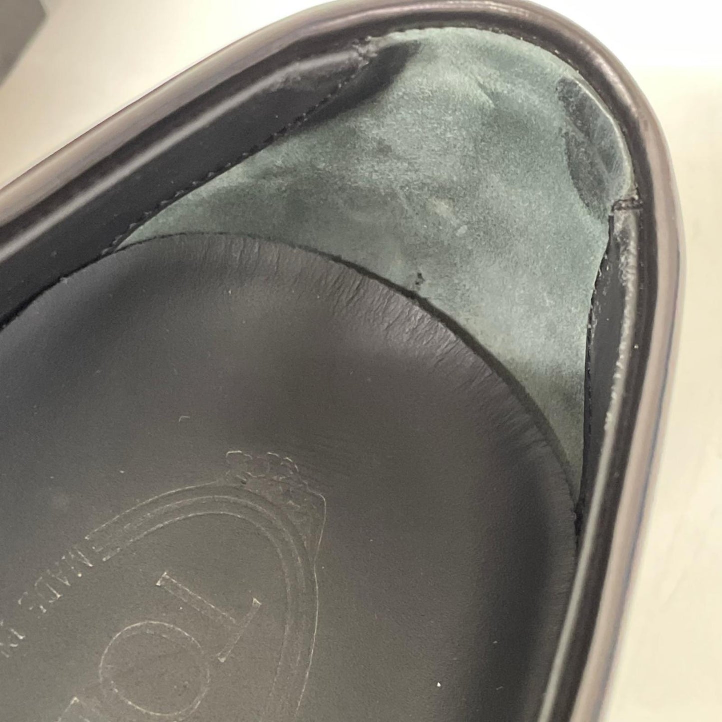 TOD'S Leather Penny Loafers Black Size 5 1/2