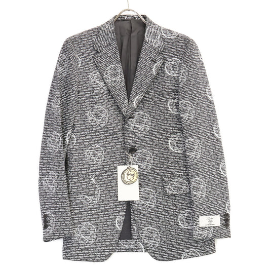 UNITED ARROWS Futura for Nigold 3B Pattern Suit Gray Size 46