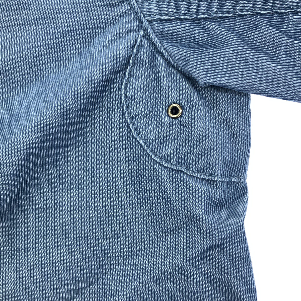 Momotaro Jeans Blue Garments Front Pocket Hoodie Size 42