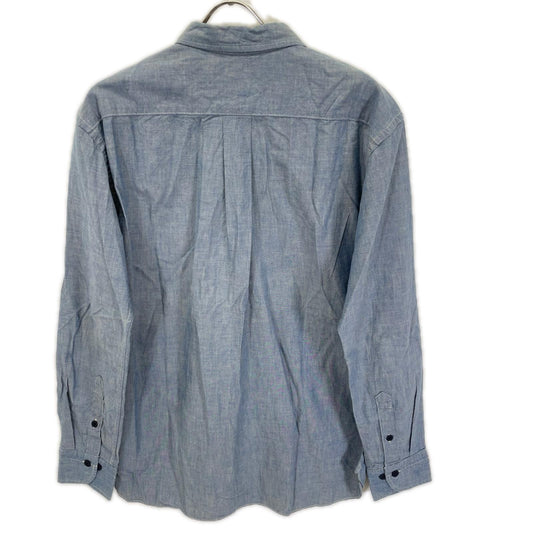 Momotaro Jeans Chambray Button-Down Shirt Light Blue Size 42