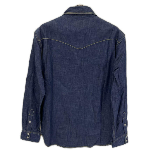 STUDIO D'ARTISAN D5549 Indigo Denim Western Shirt Size XL