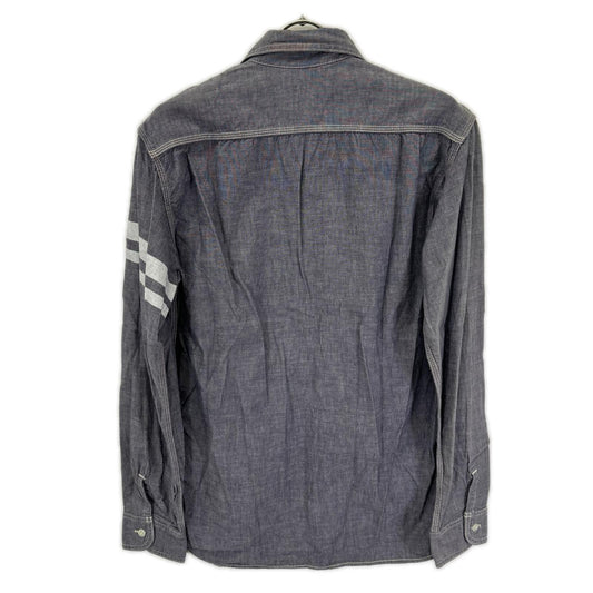 Momotaro Jeans Blue Gray Shutsujin Work Shirt Size 42