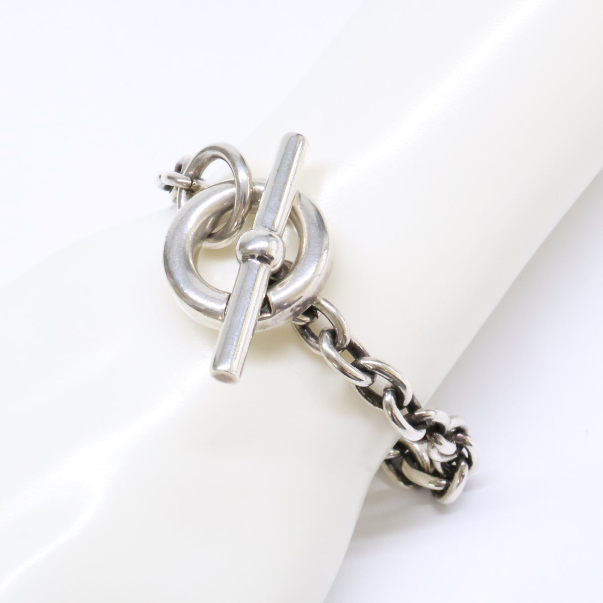 WAKAN SILVER SMITH 925 Hook Connect Chain Bracelet Silver