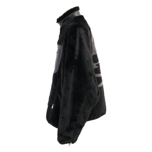 mastermind MW Faux Fur Polyester Jacket Black Size XL