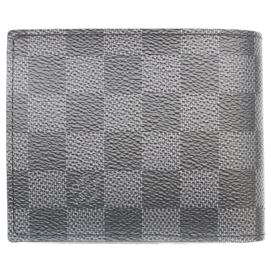 LOUIS VUITTON Damier Graphite Portefeuille Wallet Black