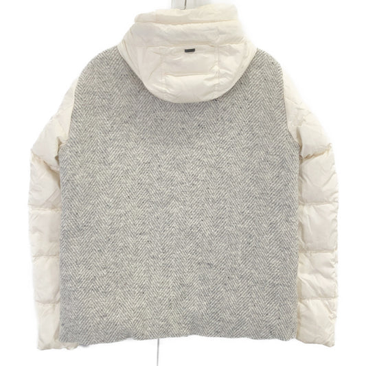 HERNO White GLOBE Down Jacket Size 48