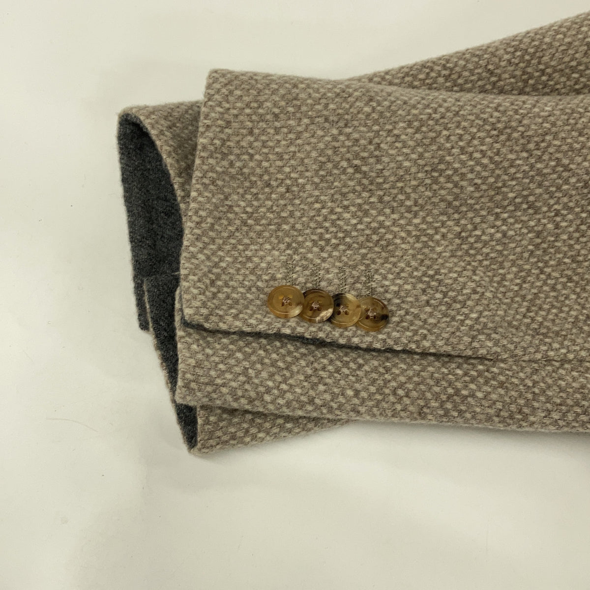 Belvest Beige Wool Chester Coat Size 46