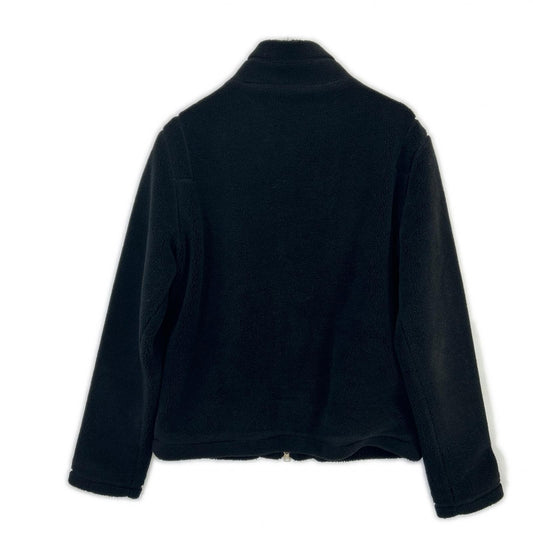 ARCHIVIO Bargello Gold Teddy Fleece Jacket Black Size 46
