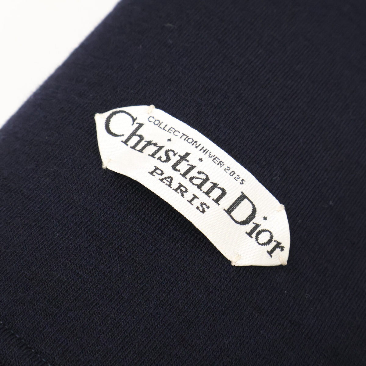 DIOR 543J400A1016 Paris Label Bonded Zip Jacket Navy Size M
