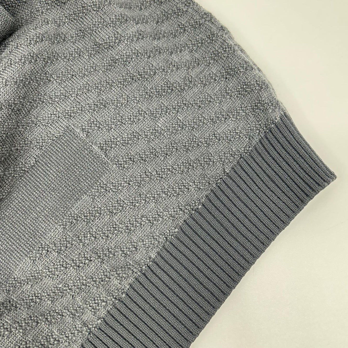 MARK&LONA Wool DPHK Knit Sweater Charcoal Size 48
