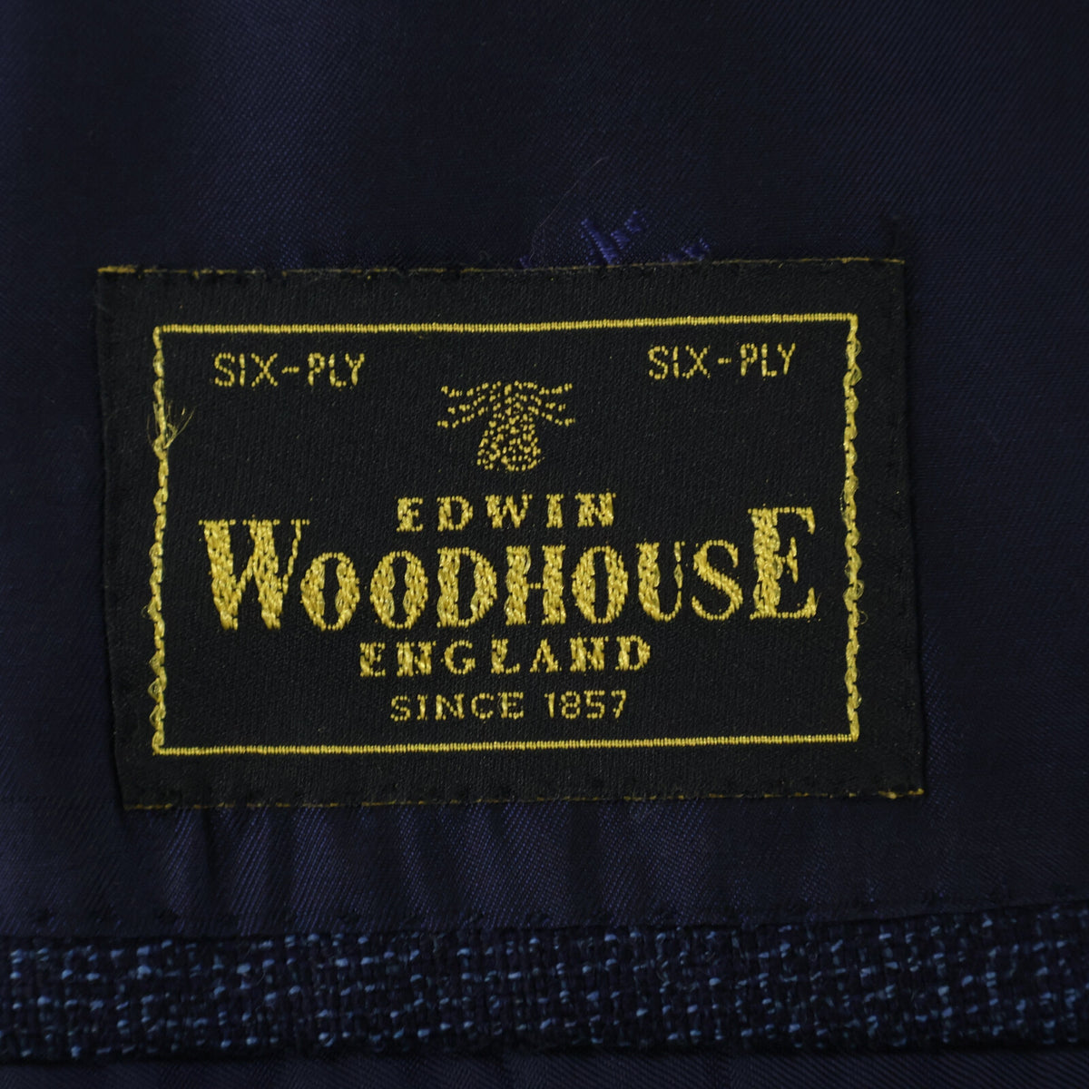 ISAIA Edwin Woodhouse 2-Button Suit Navy Size 48 8R Size 48 8R