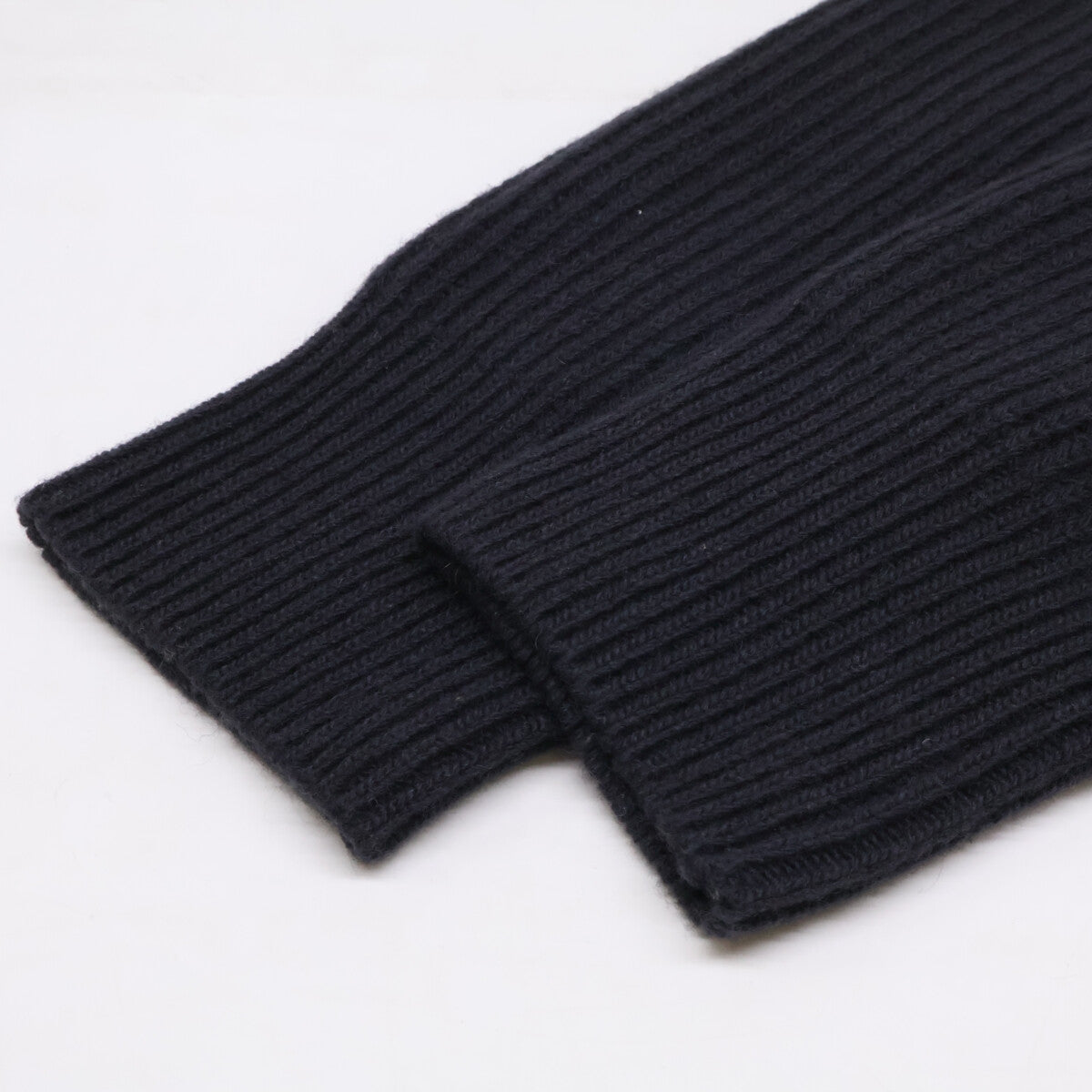 MONCLER CARDIGAN TRICOT Knit Panel Hooded Jacket Navy Size M