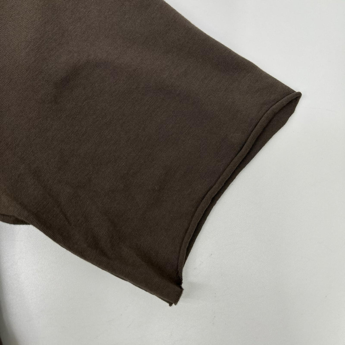 Rick Owens BASIC SS Center Seam T-Shirt Brown Size S