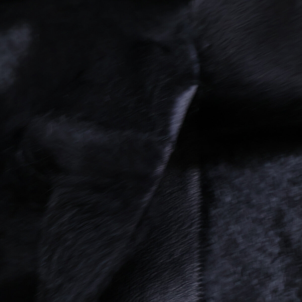 BOTTEGA VENETA Calf Hair Double-Breasted Coat Black Size 50