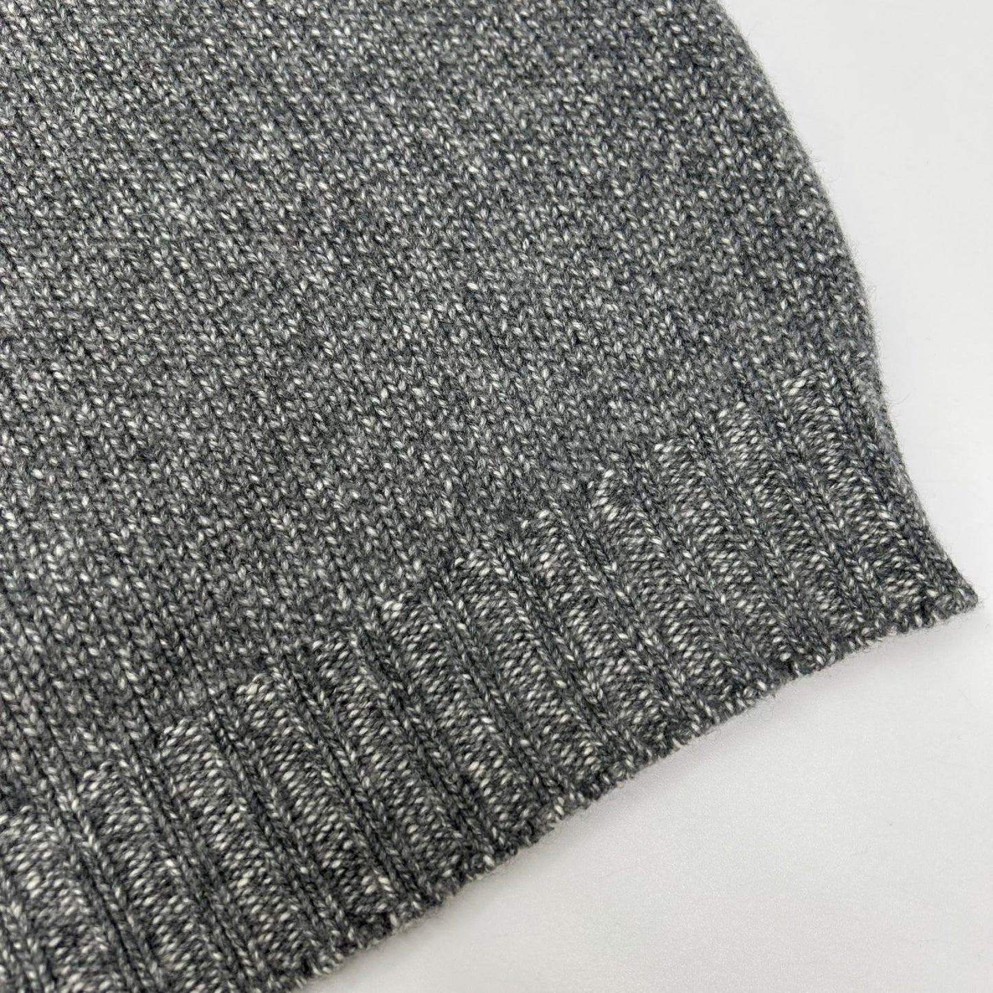 Ermenegildo Zegna Cashmere High Neck Knit Gray Size L