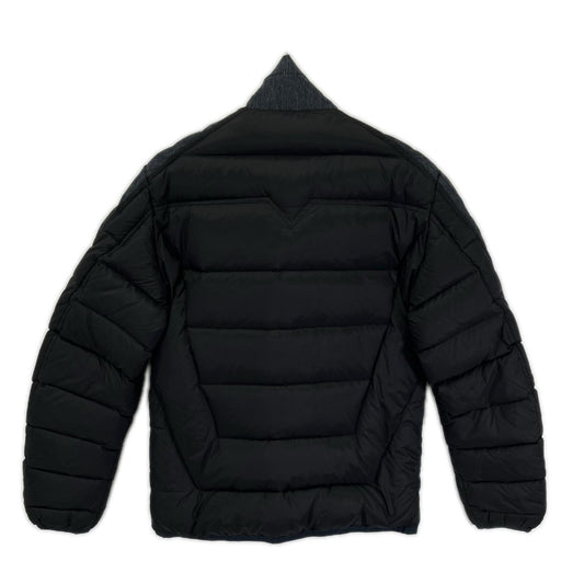 DIESEL Denim Nylon Stand Collar Down Jacket Size L