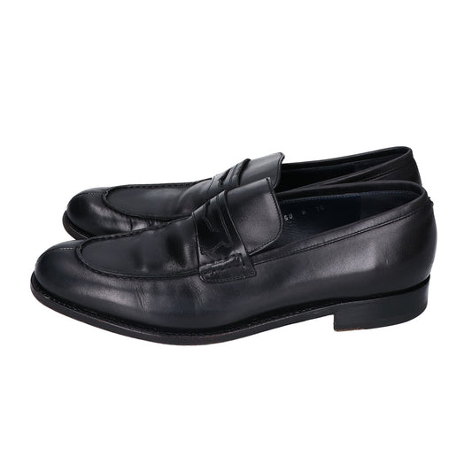 SalvatoreFerragamo Black Leather Penny Loafers Size 8
