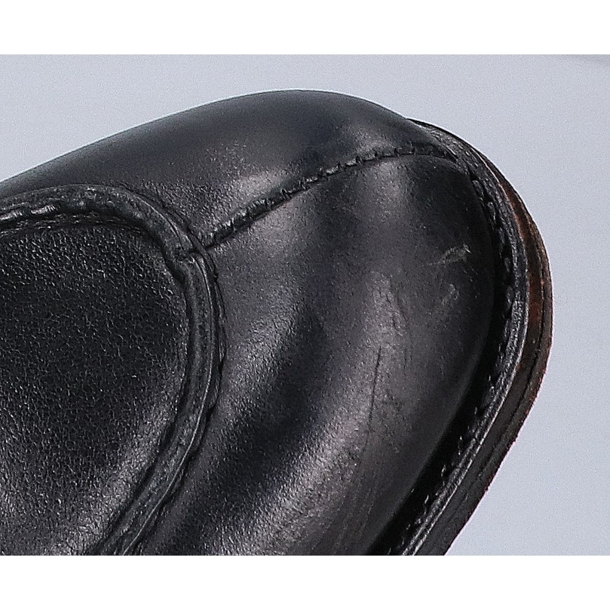 SalvatoreFerragamo Black Leather Penny Loafers Size 8