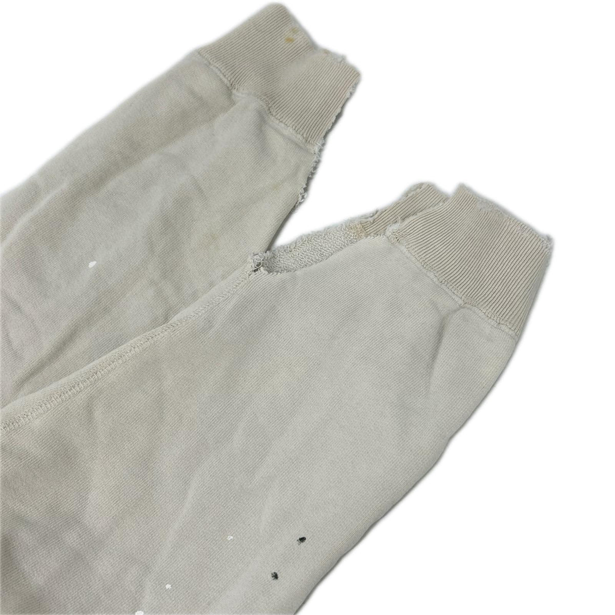 Maison Margiela S50GU0214 Beige Distressed Sweatshirt Size L