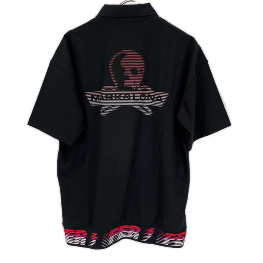 MARK&LONA Electra Skull Gradient Polo Black Size 48