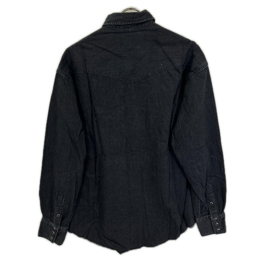 Wrangler x LECHOPPE WS9301 Western Denim Shirt Black Size M