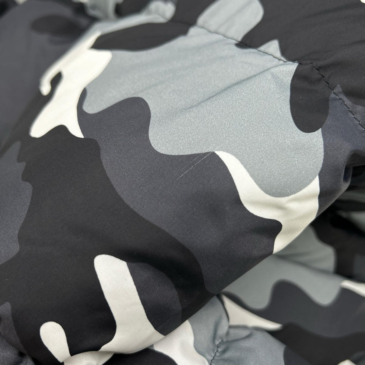 RED Valentino CNA Camouflage Down Jacket Gray/Black Size 48