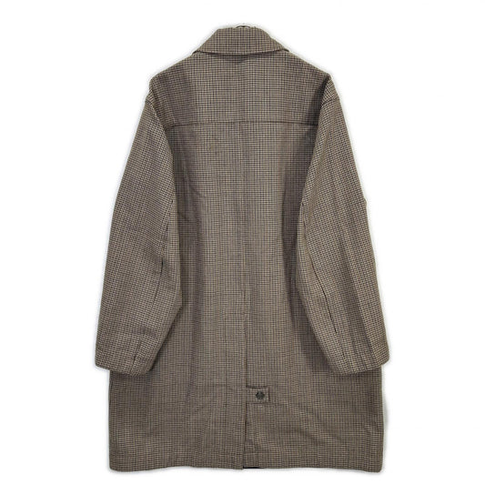 MACKINTOSH Wool Houndstooth GTS HALKIRK Coat Size 38