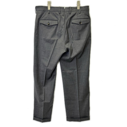 PT TORINO Gray Wool Gentleman Fit Slacks Size 48
