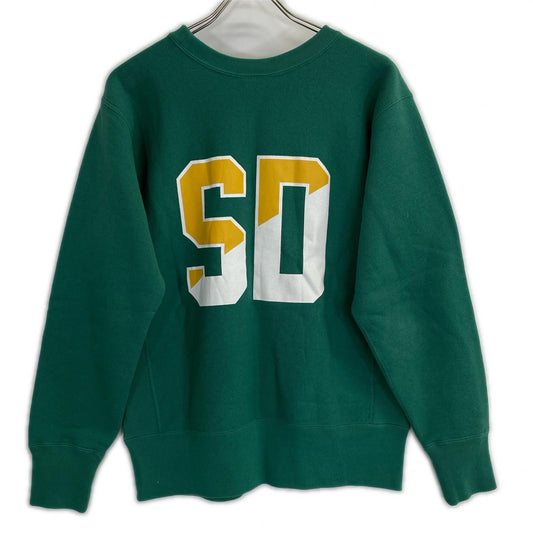 STANDARD CALIFORNIA Green Champion Weave Sweatshirt Size M