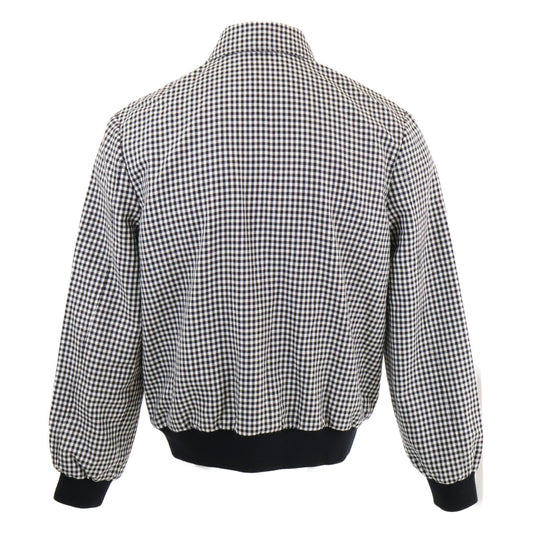 MIUMIU Gingham Check Wool Mohair Jacket B/W Size 36