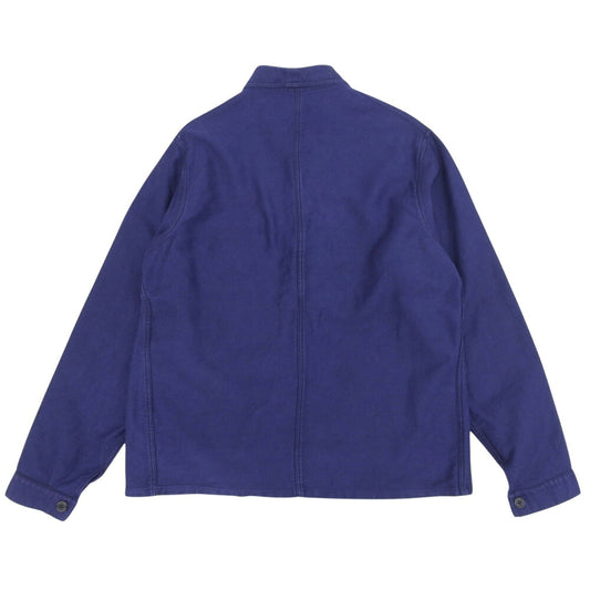 VINTAGE Moleskin French Coverall Jacket Navy