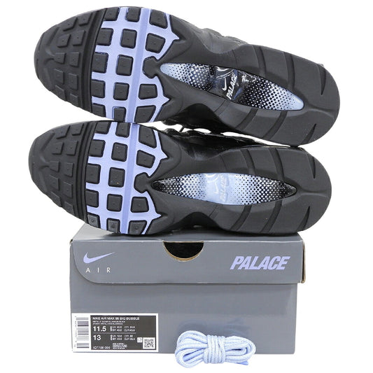 NIKE Air Max 95 Sneakers Black/Silver Size 29.5