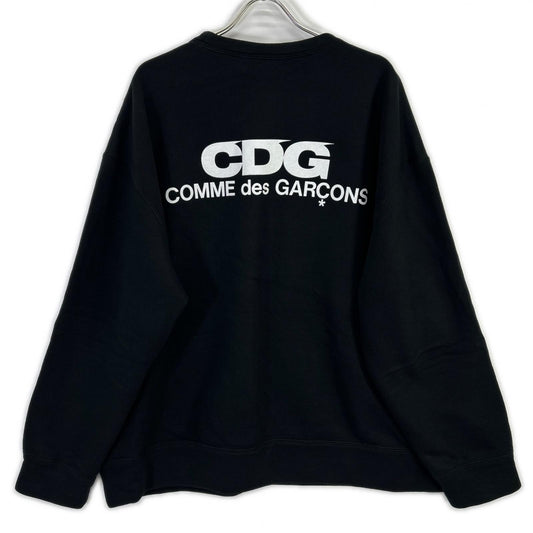 CDG Cotton Sweatshirt Black Size M