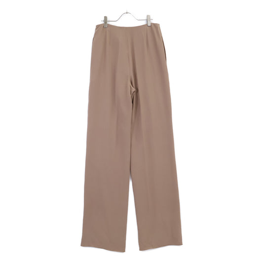SAINT LAURENT PARIS Silk Pants Beige Size 46