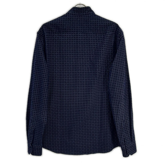 EMPORIOARMANI Navy Zip Up Blouson Polyester Size L