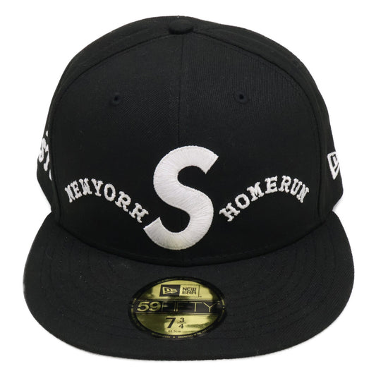 New Era SS25 Supreme 59FIFTY Homerun S Cap Black Size 61.5CM