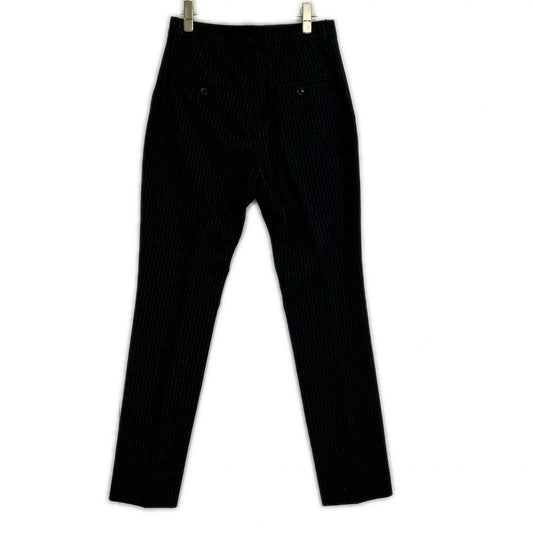 CELINE 22AW Hedi Slimane Flannel Flare Stripe Pants Size 46