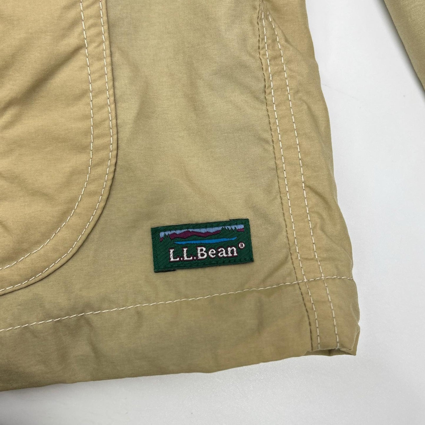 L.L.Bean Windy Ridge Nylon Jacket Beige Size L