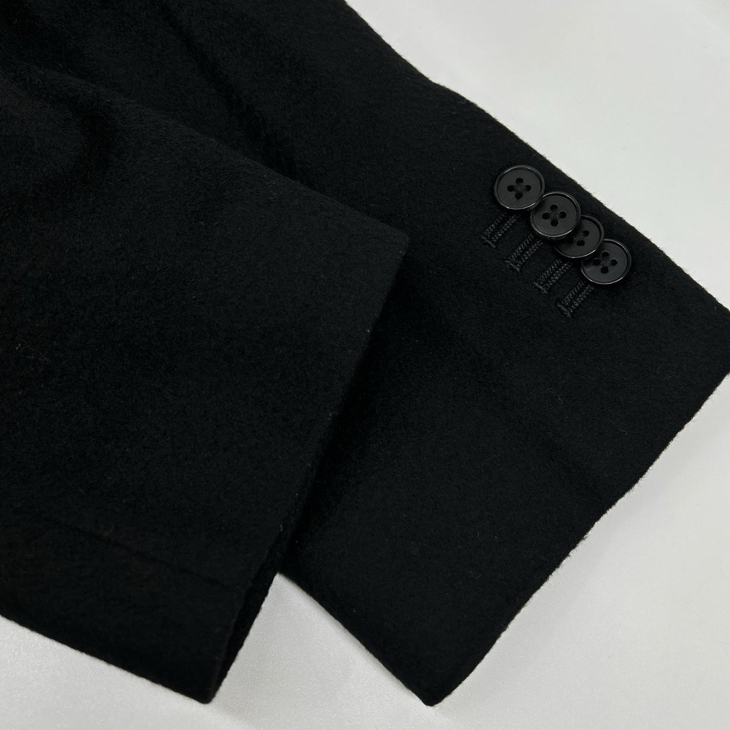 UNIVERSAL LANGUAGE Colombo Cashmere Coat Black Size S