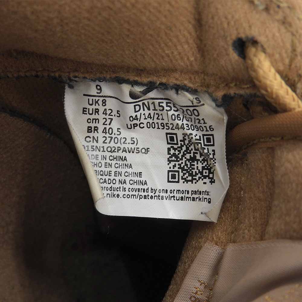 NIKE Camel Suede Air Force 1 Low Sneakers Size 9(US)