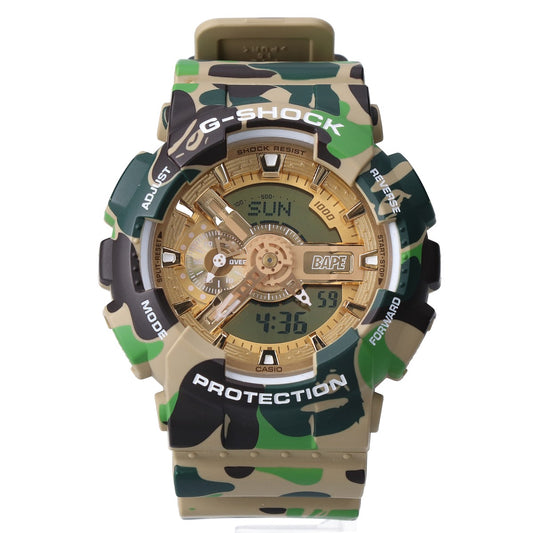 Casio G-SHOCK A Bathing Ape 25th Anni Ana-Digi Resin Watch