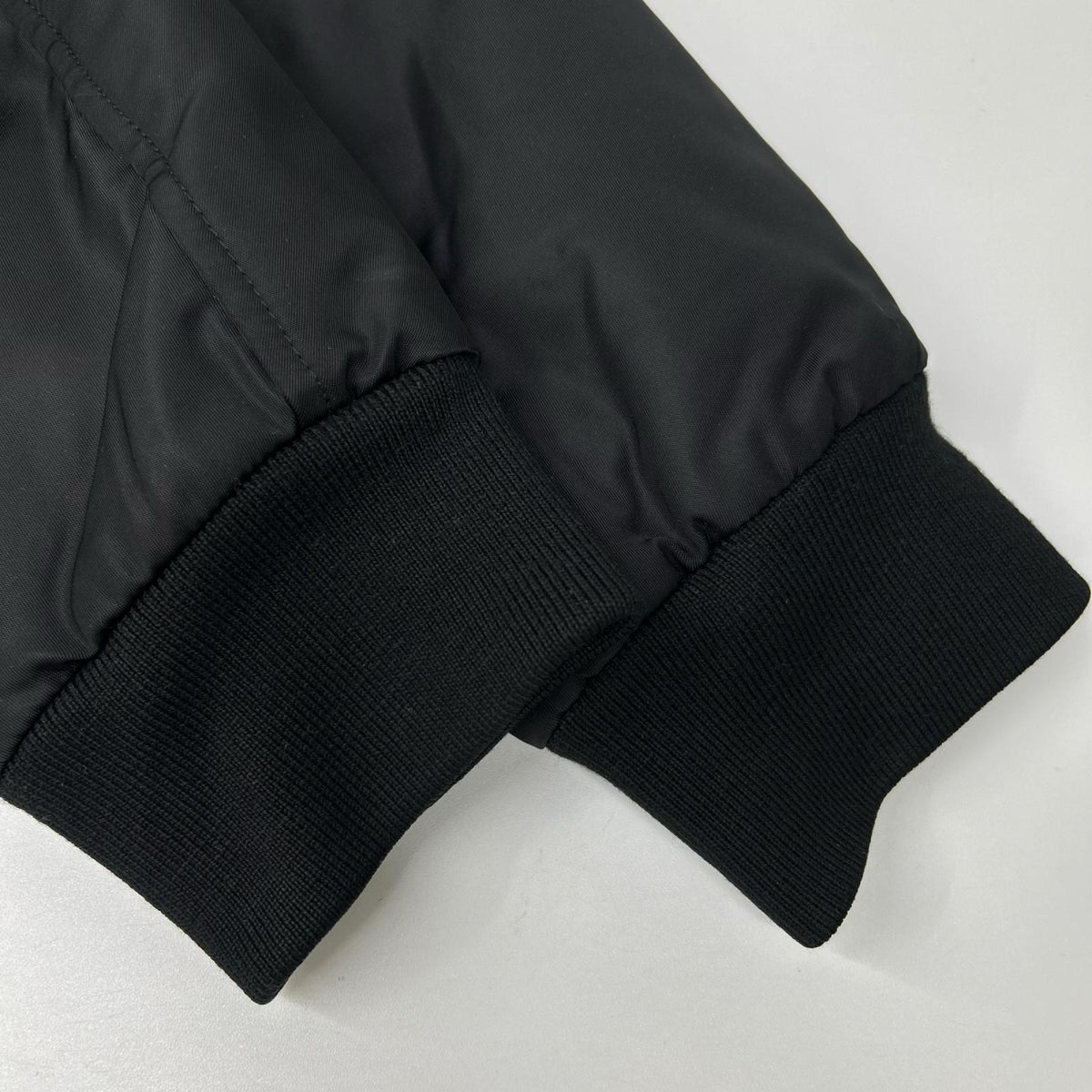 Palm Angels Rayon MA-1 Bomber Jacket Black Size S