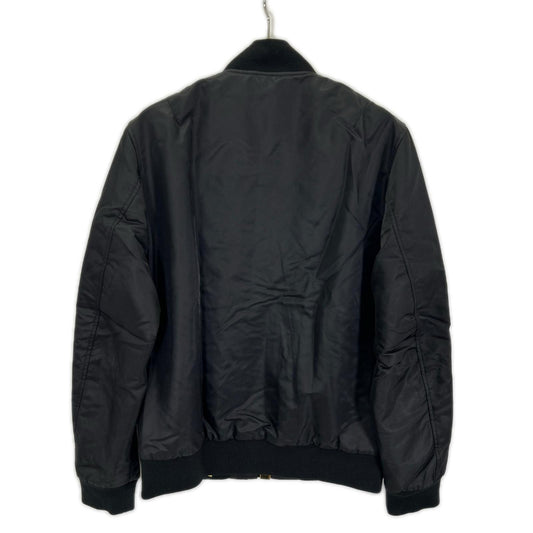 Palm Angels Rayon MA-1 Bomber Jacket Black Size S