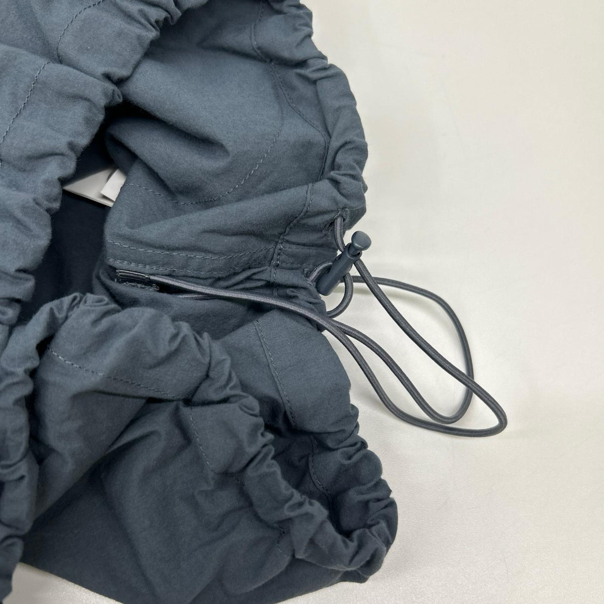 Fresh Service Gray Crisp Cotton Anorak S/S Shirt Size M