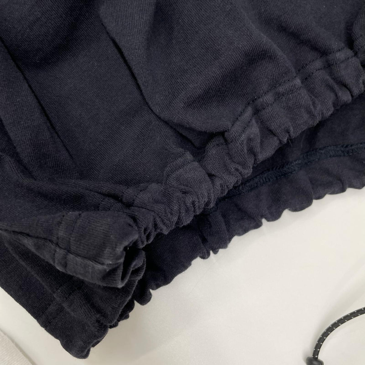 SEE SEE Cotton Super Big Flat Long Sleeve Tee Black Size XL
