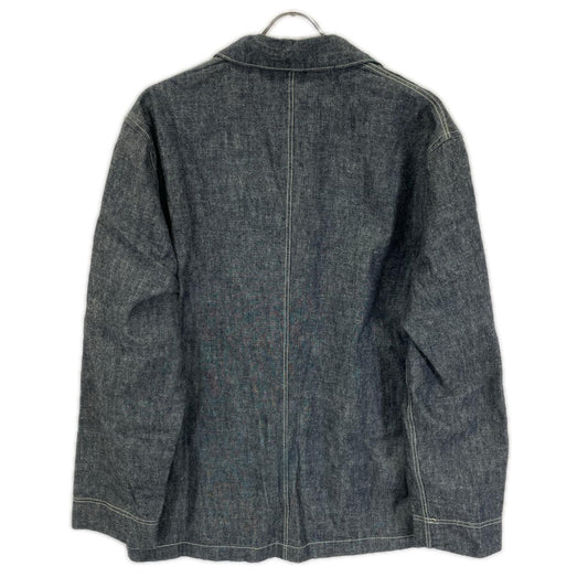MOLTEMANI MM-25-STJK01 Denim Tailored Blazer Gray Size XL