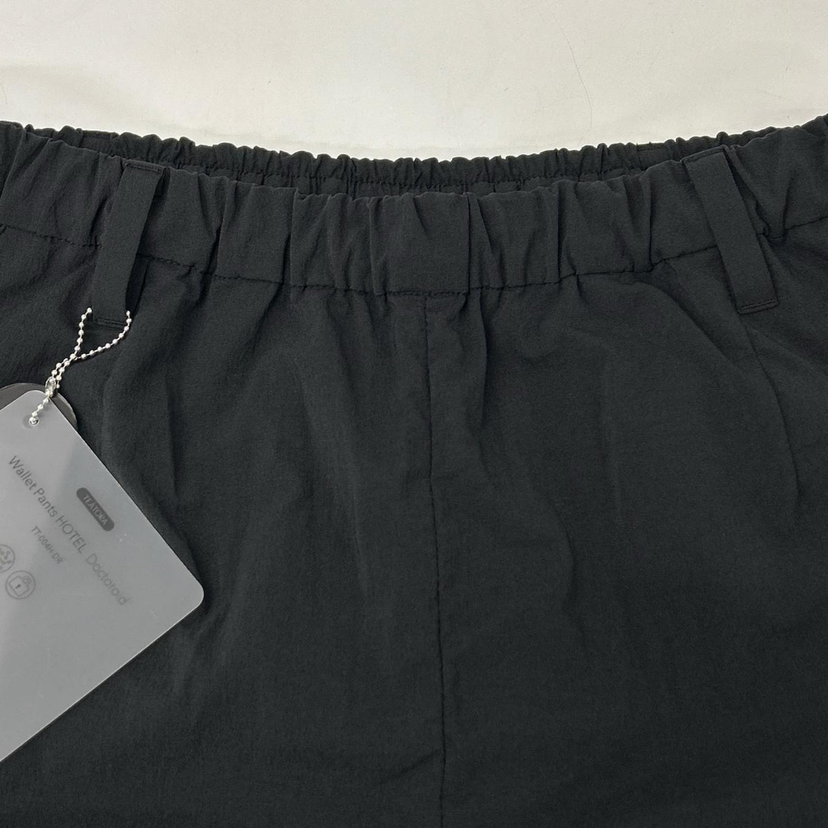 TEATORA Black Nylon Wallet Pants HOTEL Size 3