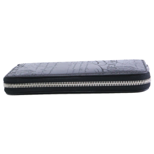 BERLUTI Venezia Calf Leather Itauba Long Wallet