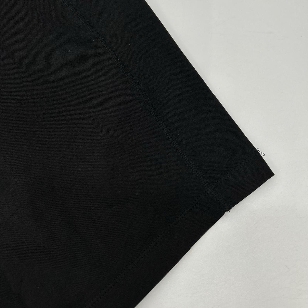 MONCLER 22SS Flocked Logo Cotton T-Shirt Black Size S
